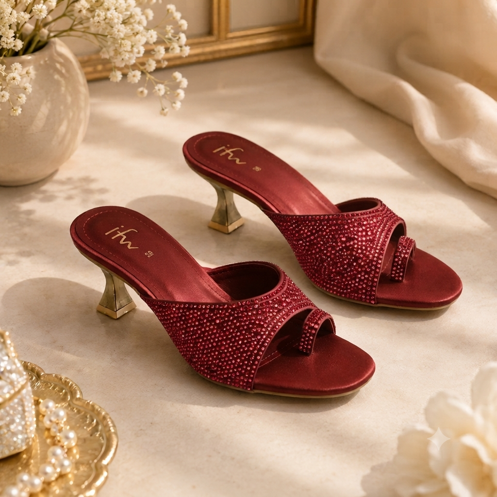 Fancy Slipper Heels