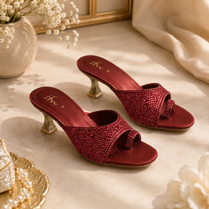 Fancy Slipper Heels