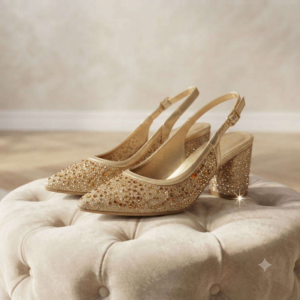 Block Heel Slingback Pump