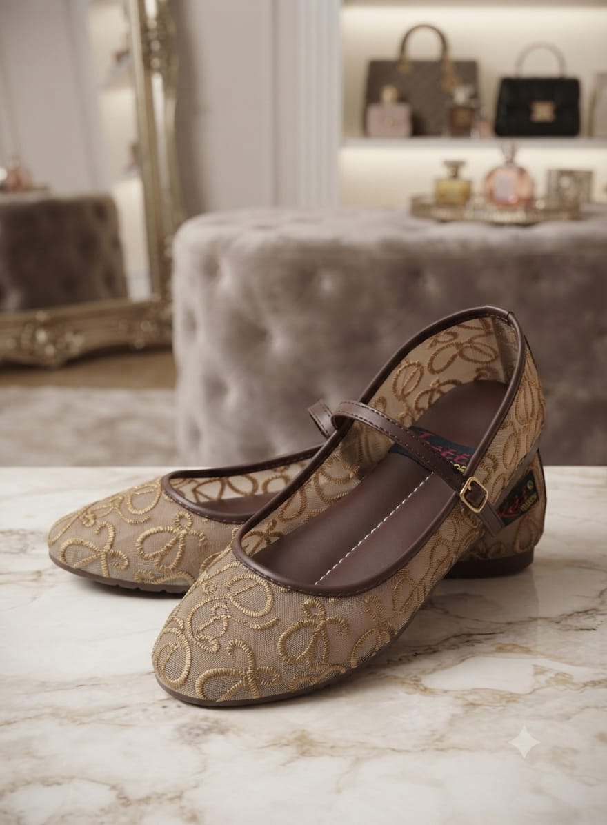 Breathable Mary Jane Flats