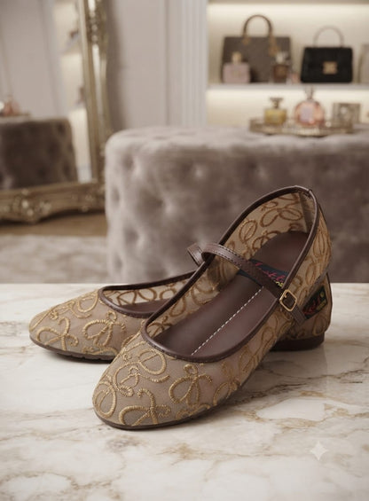 Breathable Mary Jane Flats