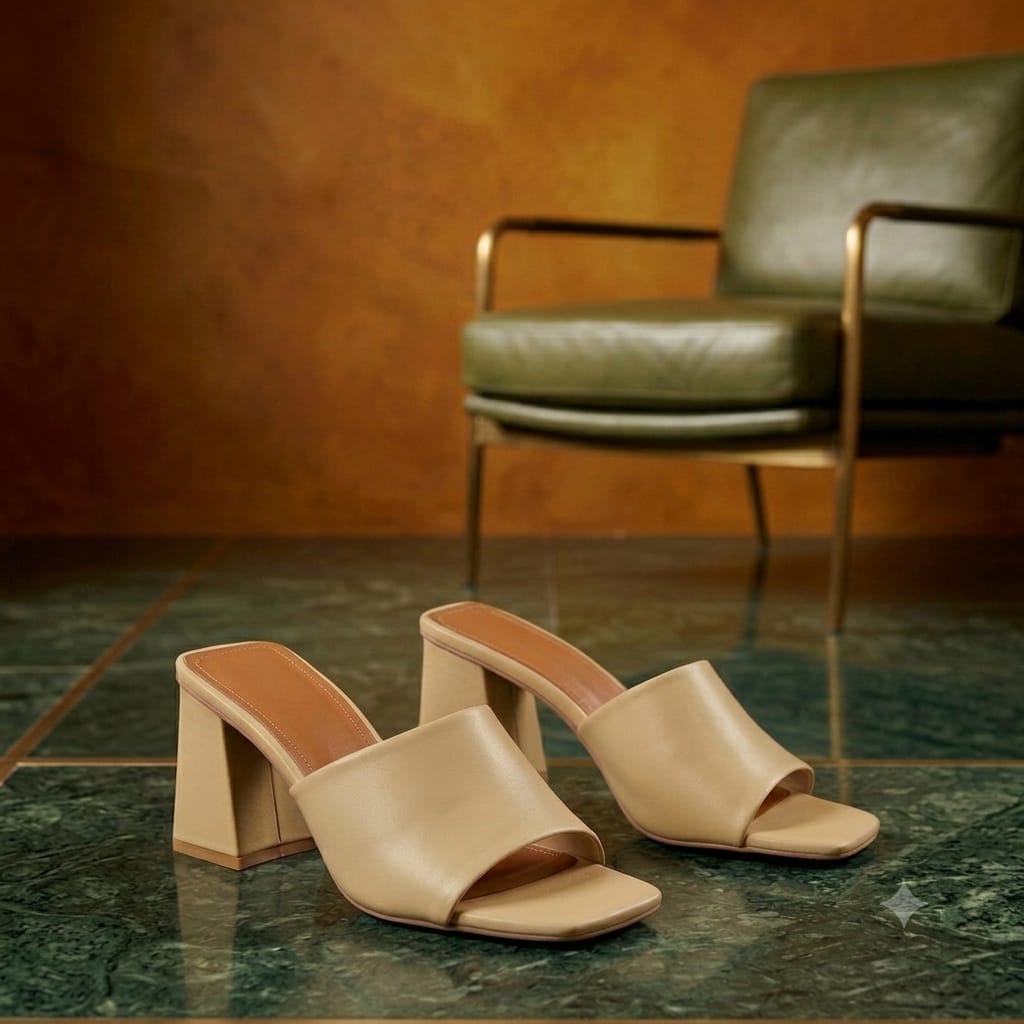 Aura Square-toe Mules