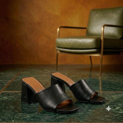 Aura Square-toe Mules