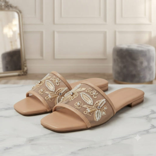 Zara Embroidery Flats