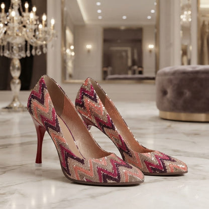 Multicolor Sequin Pumps